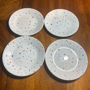 Corelle Terrazzo Rosa 6.75” set of 4 Plates